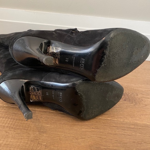 Hugo Boss Black Suede Boots - Picture 3 of 4